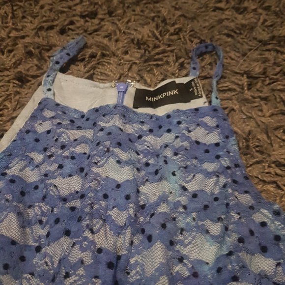 Minkpink High Neck Blue Sundress - Picture 5 of 8